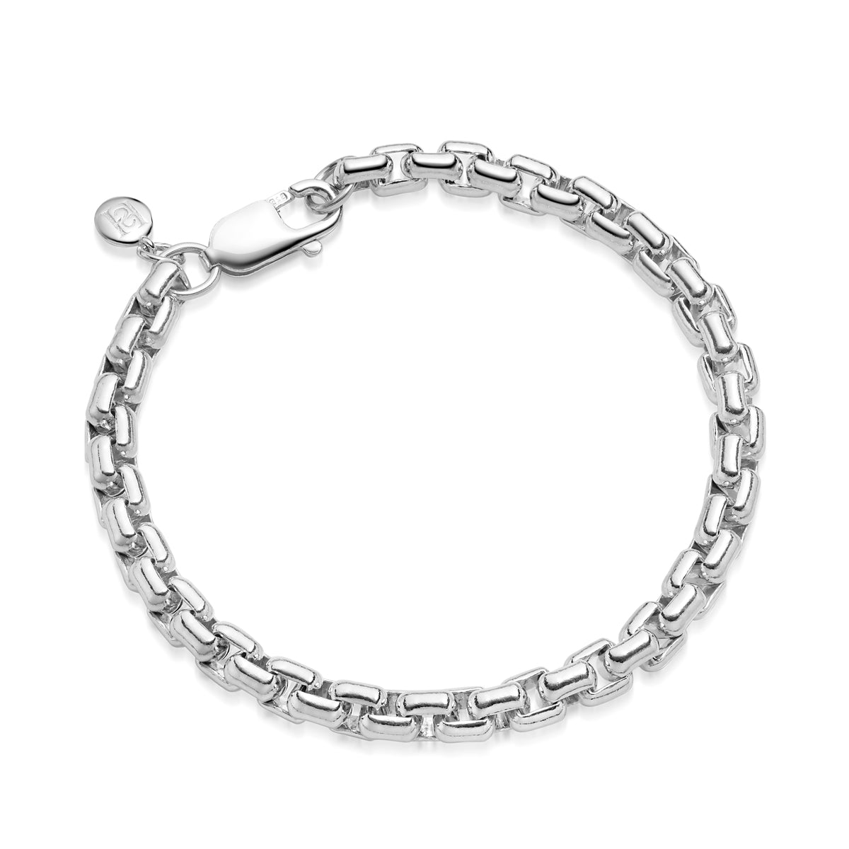 Tiffany silver box chain on sale bracelet