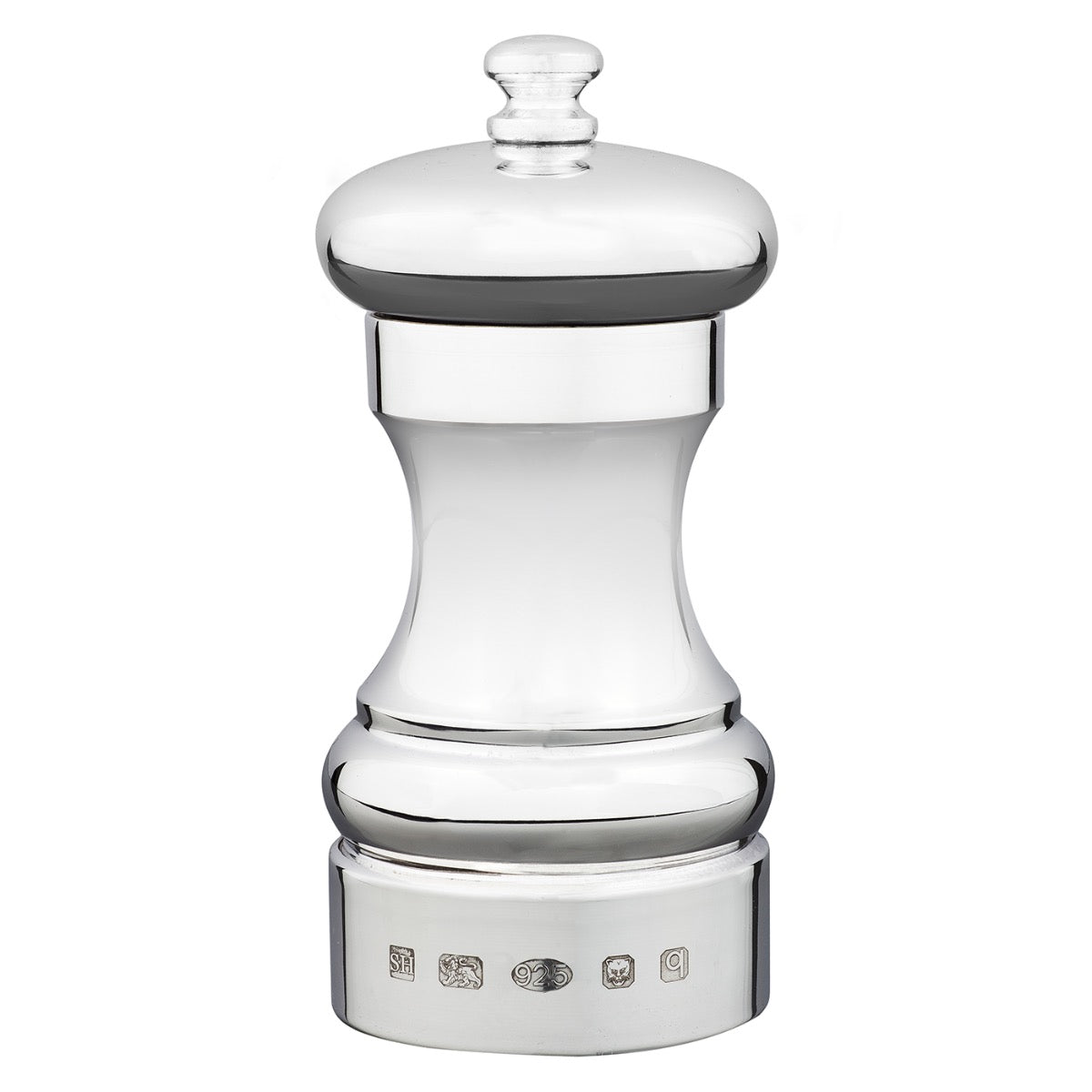 Silver Capstan 4-inch Peppermill - hersey-and-son