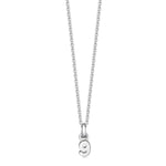 Silver Number Necklace - hersey-and-son