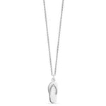 Sterling Silver Flip Flop Necklace - hersey-and-son