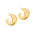 Gold Plated Bubble Hoop Earrings - hersey-and-son