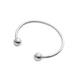 Child's Silver Torque Bracelet - hersey-and-son