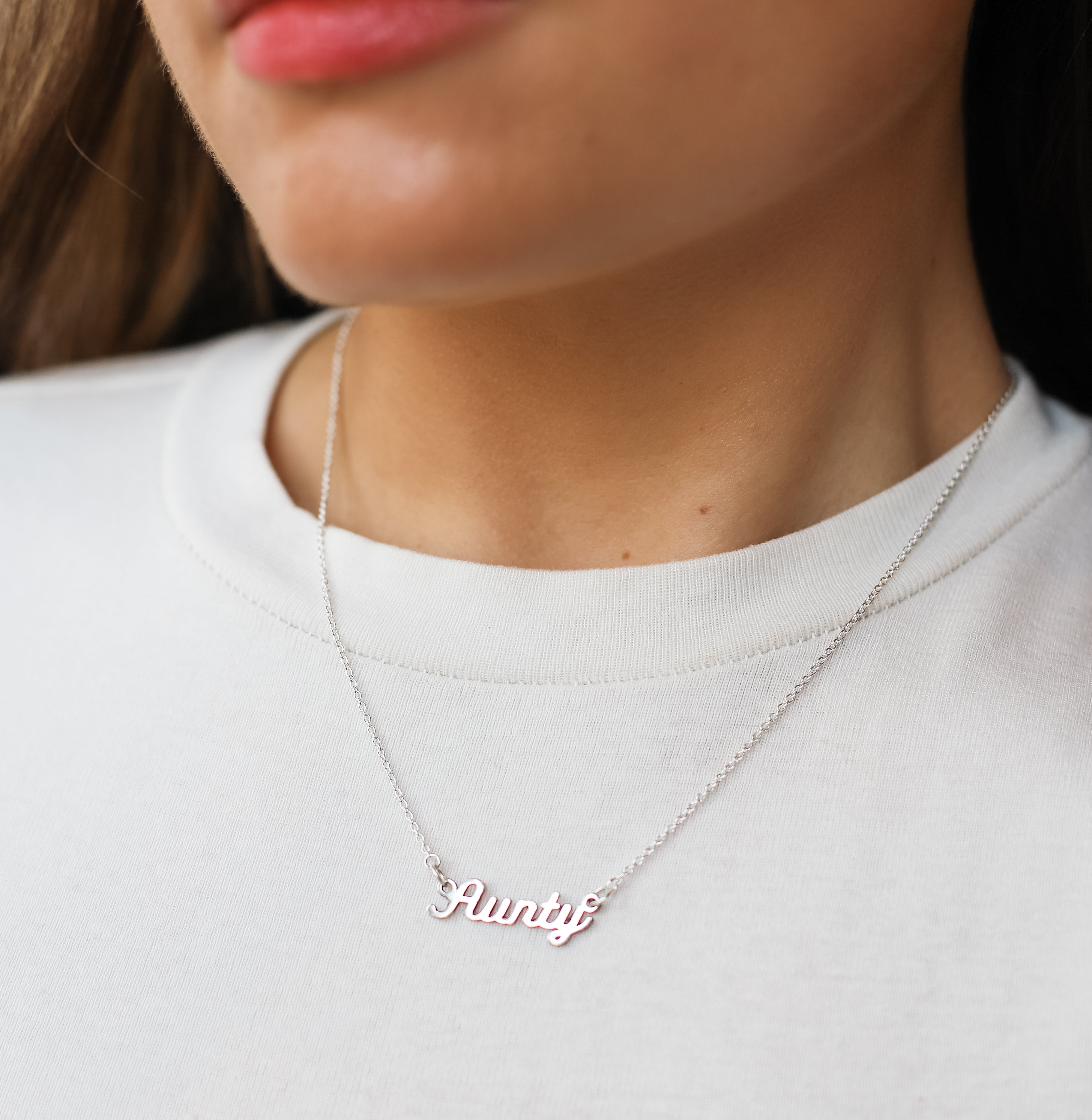 Personalised Sterling Silver Name Necklace - hersey-and-son