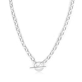 Sterling Silver T-Bar Anchor Chain - hersey-and-son