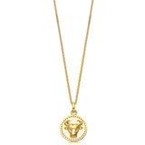 18ct Gold plated Silver Zodiac Necklace - hersey-and-son