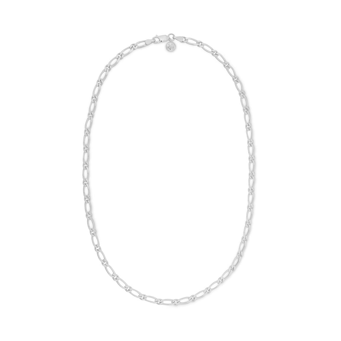 Sterling Silver Figaro Chain Necklace - hersey-and-son