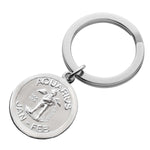 Sterling Silver Zodiac Keyring - hersey-and-son