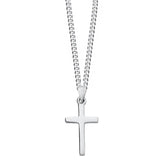 Slim Sterling Silver Cross Necklace