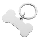 Silver Dog Bone Keyring - hersey-and-son