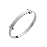 Child's Silver Expanding Bangle - hersey-and-son