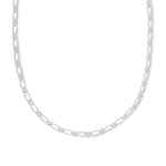 Sterling Silver Figaro Chain Necklace - hersey-and-son