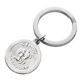 Sterling Silver Zodiac Keyring - hersey-and-son