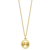 18ct Gold plated Silver Zodiac Necklace - hersey-and-son