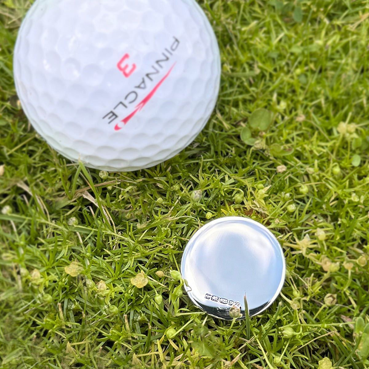 Silver Golf Ball Marker - hersey-and-son