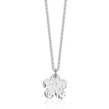 Sterling Silver Flower Necklace