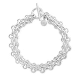 Sterling Silver Heritage Bracelet - hersey-and-son