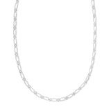 Sterling Silver Figaro Chain Necklace - hersey-and-son