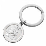 Sterling Silver Zodiac Keyring - hersey-and-son