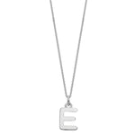 Sterling Silver Chunky Initial Necklace - hersey-and-son