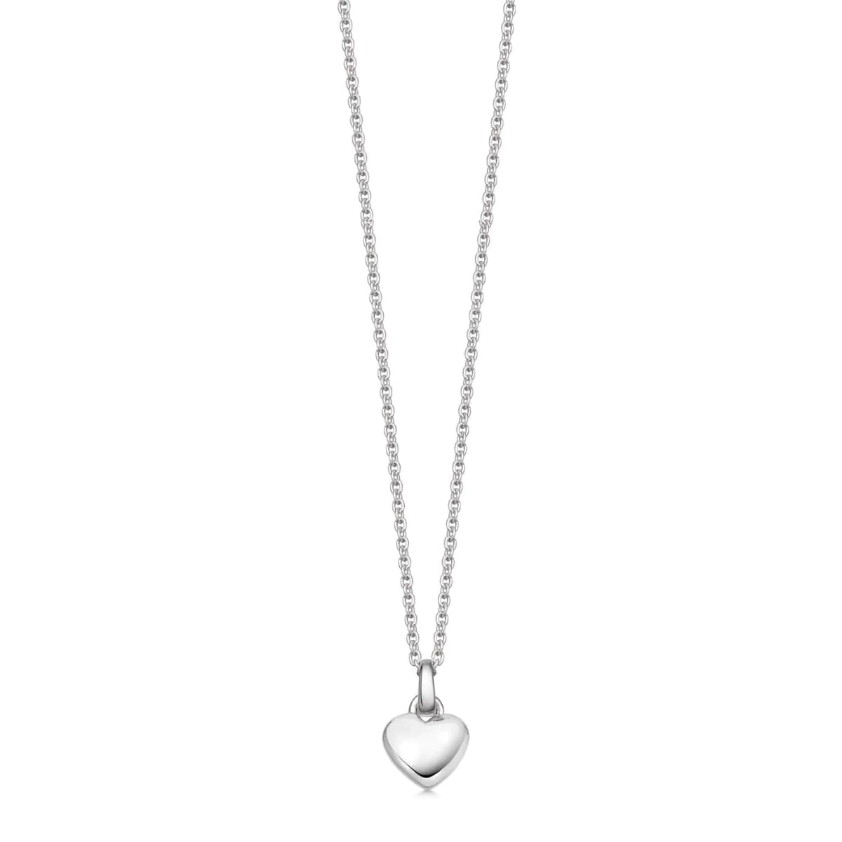 Child's Mini Silver Heart Necklace - hersey-and-son