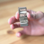 Heavy Silver Money Clip - Feature Hallmark - hersey-and-son