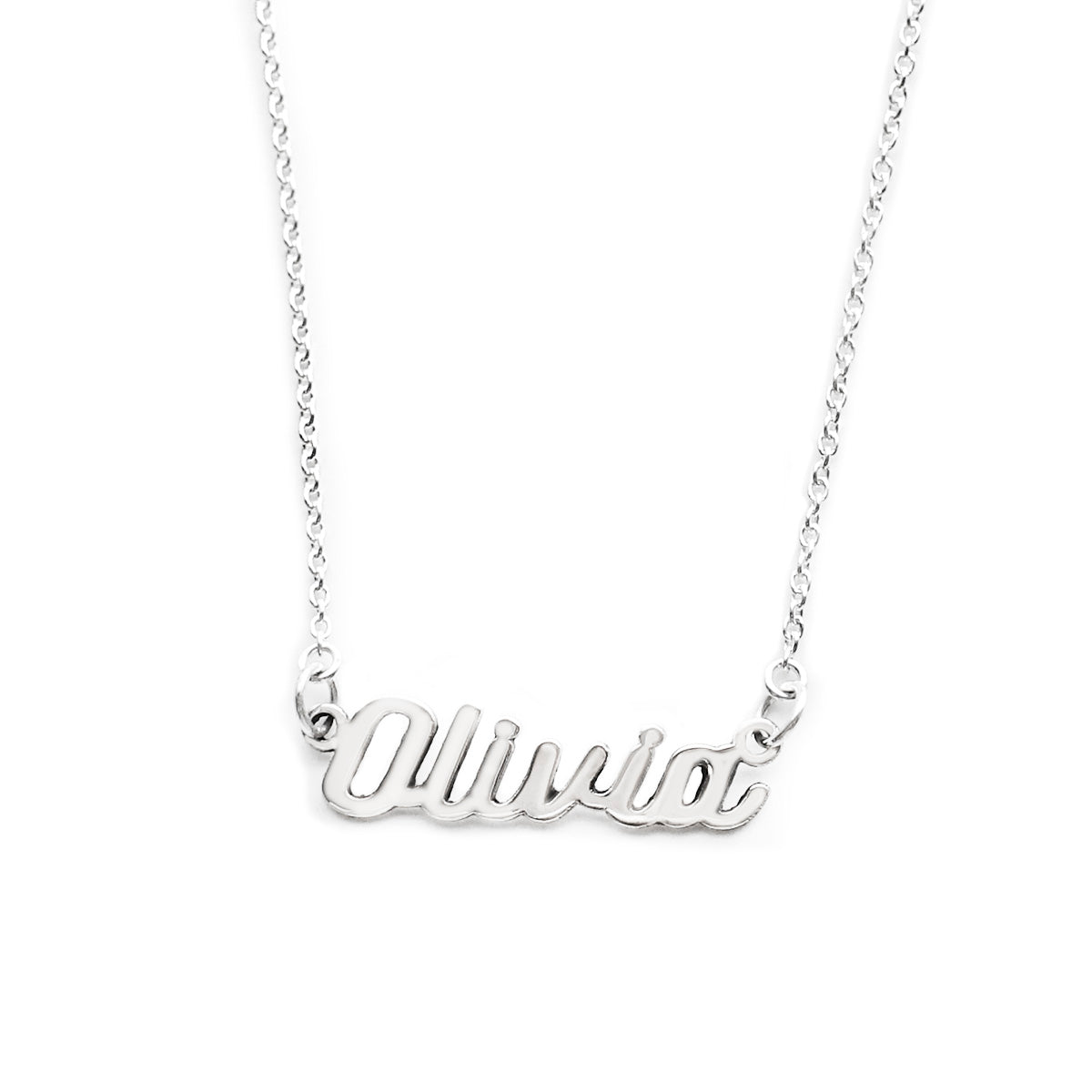 Personalised Sterling Silver Name Necklace - hersey-and-son