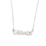 Personalised Sterling Silver Name Necklace - hersey-and-son