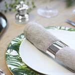 Heavy Oval Silver Napkin Ring - hersey-and-son