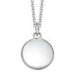 Mens Silver Pebble Pendant - hersey-and-son