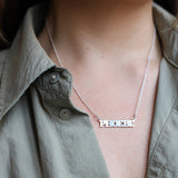 Personalised Sterling Silver Name Necklace - hersey-and-son