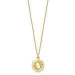 18ct Gold plated Silver Zodiac Necklace - hersey-and-son