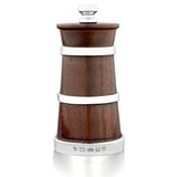 Silver & Rosewood Churn Peppermill