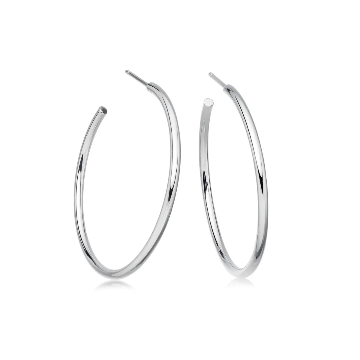 Sterling Silver Hoop Earrings - hersey-and-son