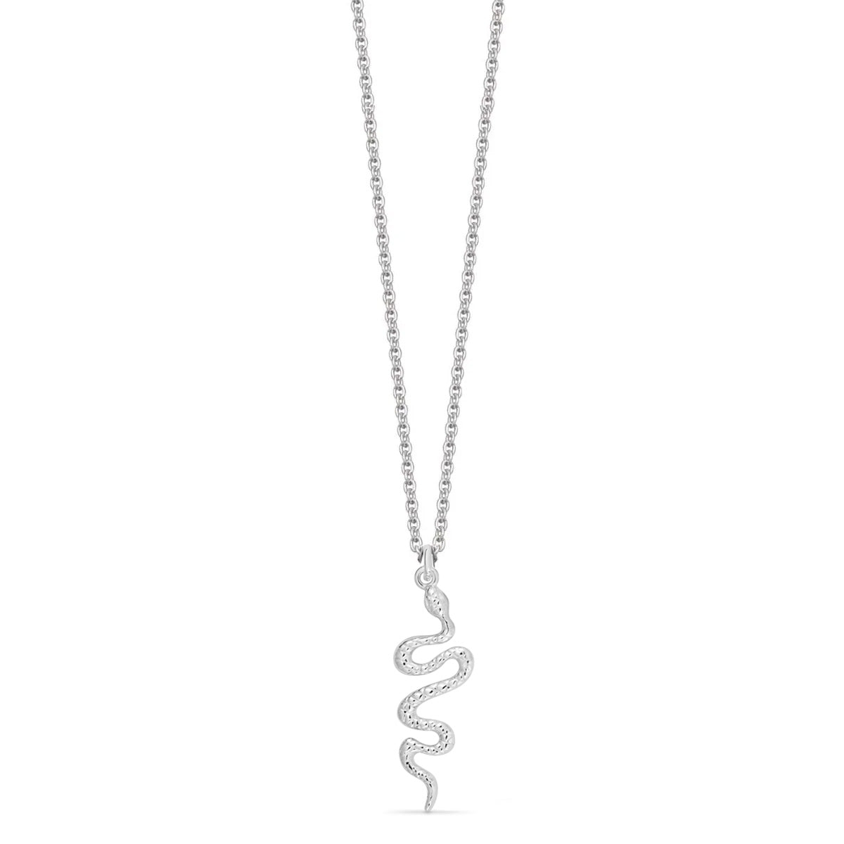 Sterling Silver Snake Necklace - hersey-and-son