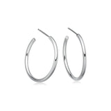 Sterling Silver Hoop Earrings - hersey-and-son