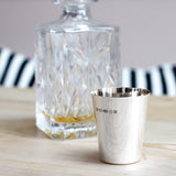 Tapered Sterling Silver Beaker - hersey-and-son