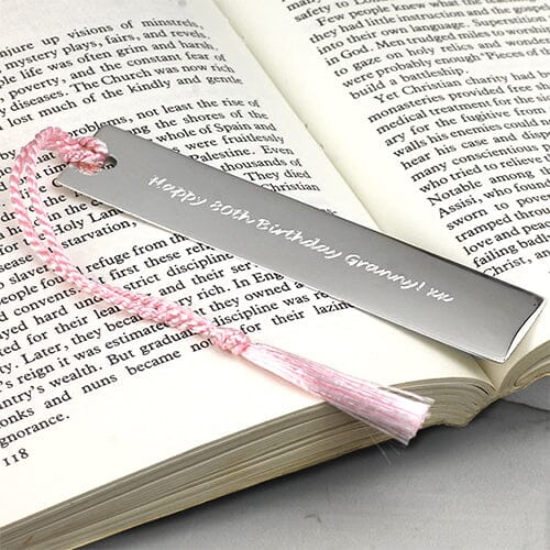 Silver clearance bookmarks engraved