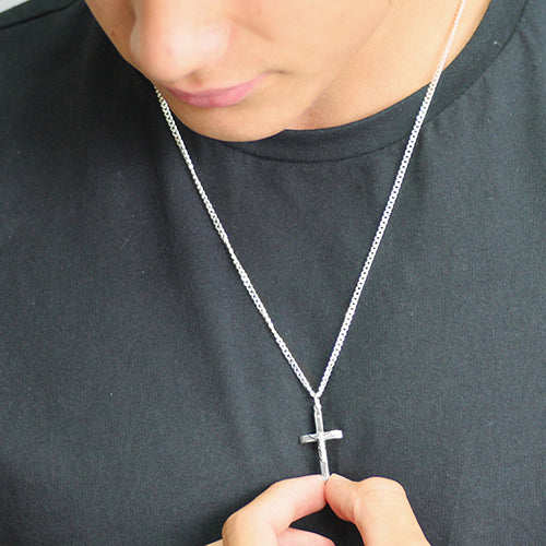 Crucifix men's deals necklace