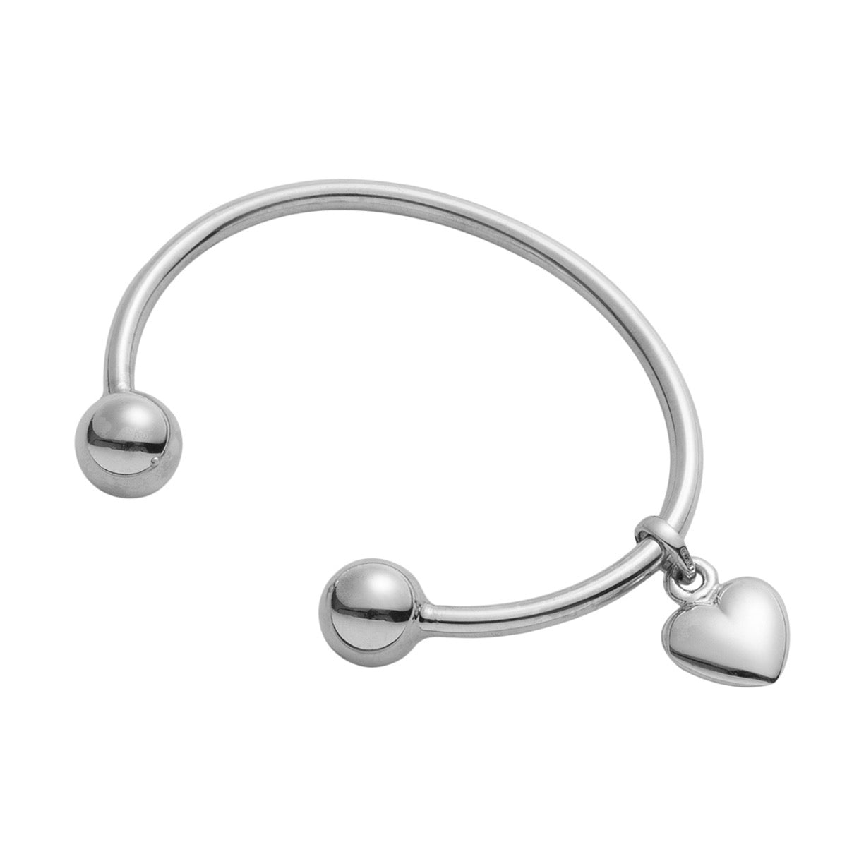 Silver torque bracelet on sale ladies