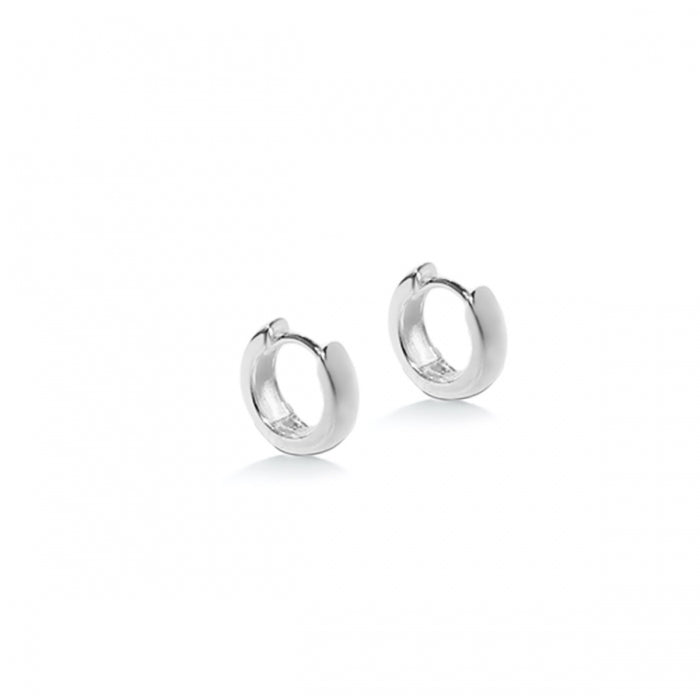 Mens small silver hoop on sale earrings