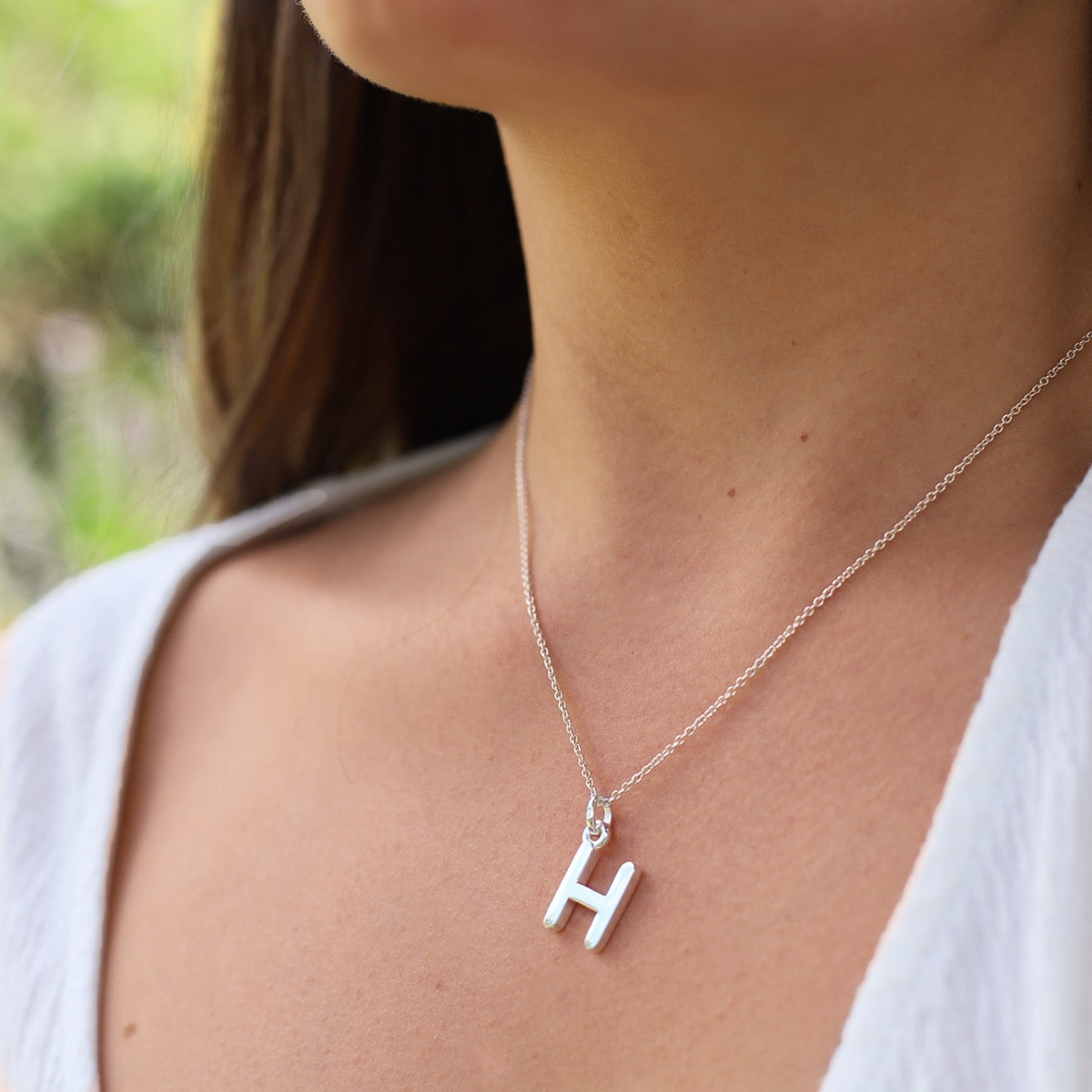 Sterling Silver Initial Necklace Hotsell