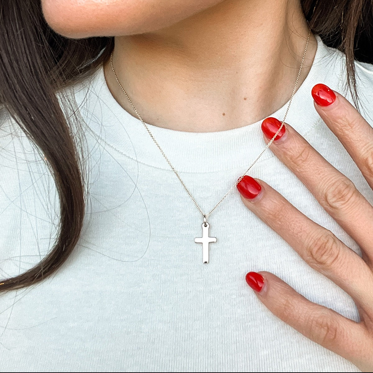 Silver Crucifixion Nail Cross Necklace, Cross Pendant, Nail Necklace,  Crucifixion Cross, Stake, Religious Jewelry, Religious Accessory - Etsy