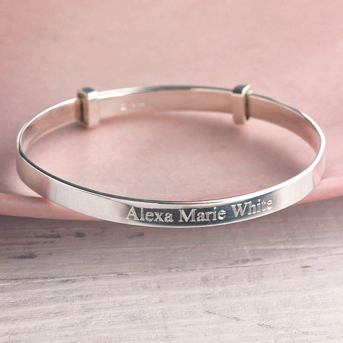 Silver on sale expandable bangle