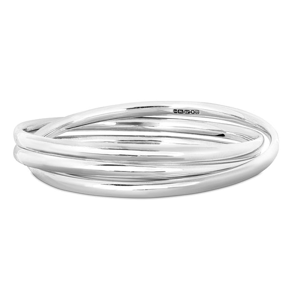 Triple Court Russian Sterling offers Silver Bangle